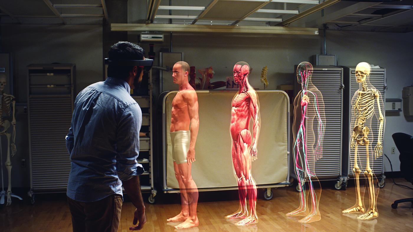 Duik in het menselijke lichaam via de HoloLens