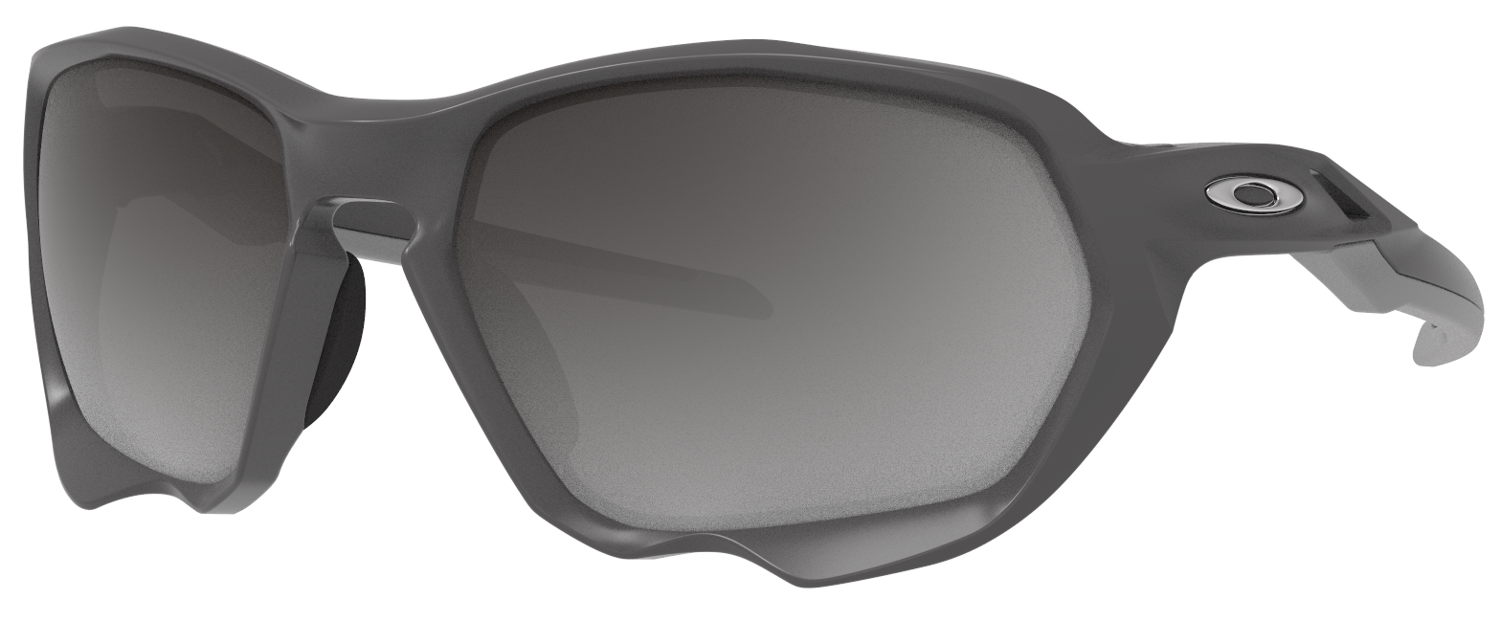 OAKLEY PLAZMA MATTE CARBON WITH CLEAR TO GREY PHOTOCHROMIC IRIDIUM