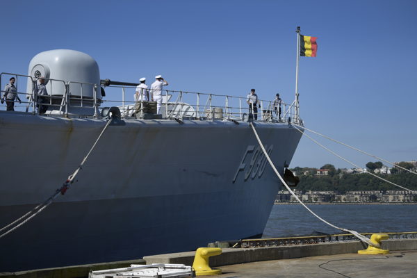 Belgian frigate Leopold I sets sail for NATO mission in North Atlantic
