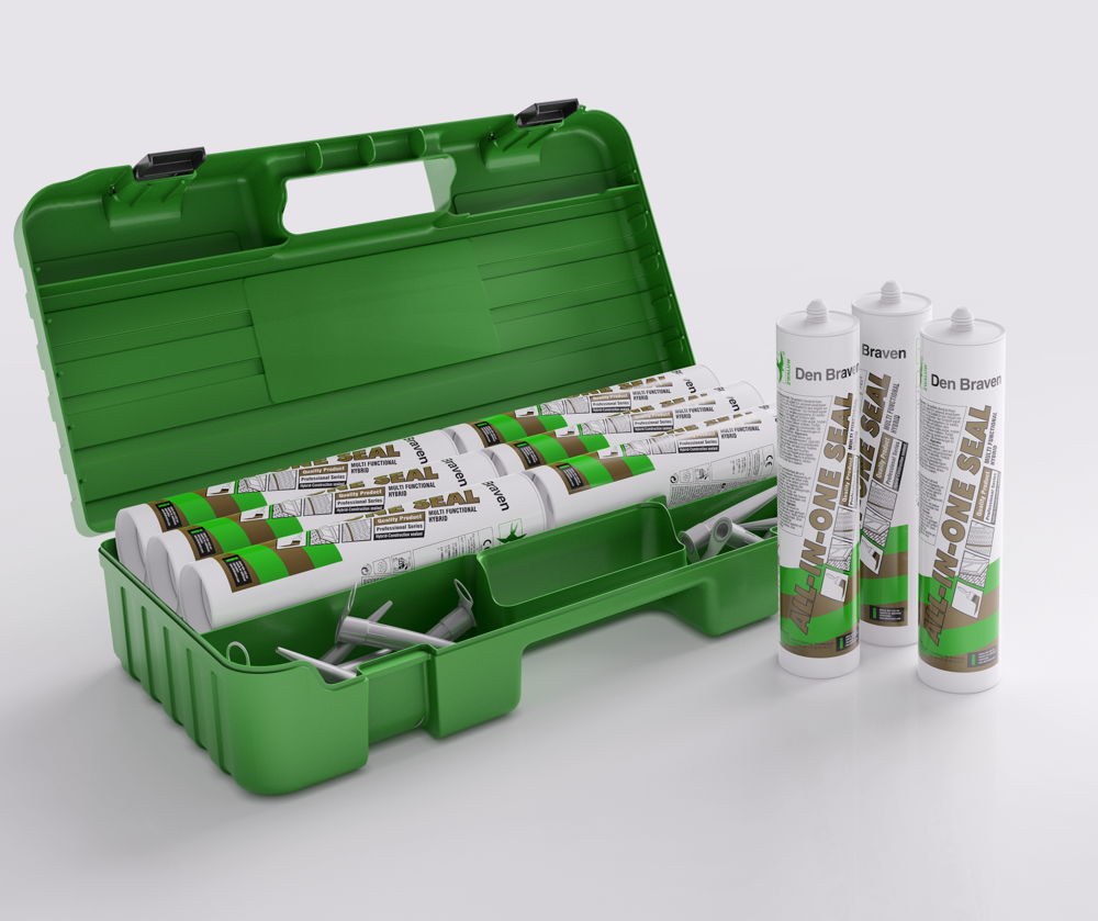La Zwaluw Smart BOX est fabriquée à partir de cartouches de mastic vides inutilisées de Den Braven et est donc durable et écologique.

À l’achat de 12 cartouches Zwaluw High Tack, Zwaluw Hybriseal® 2PS ou Zwaluw All-in-One Seal, une Zwaluw Smart BOX composée intégralement de matériaux recyclés est fournie gratuitement.
