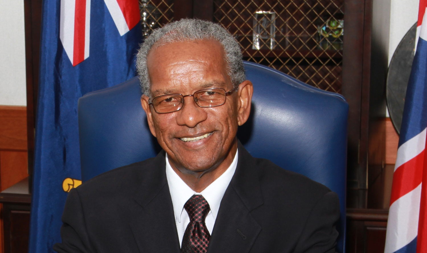 Dr. the Honourable D. Orlando Smith, OBE, Premier of the British Virgin Islands 