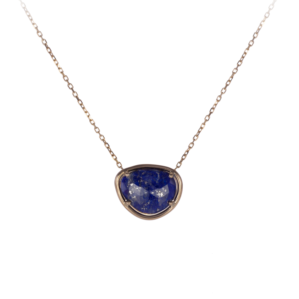 Mère et Fille - Collier Pétale de Lapis Lazuli - prix sur demande (2)