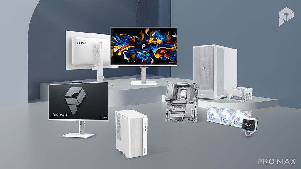 MSI bringt die neue PRO MAX-Serie auf den Markt