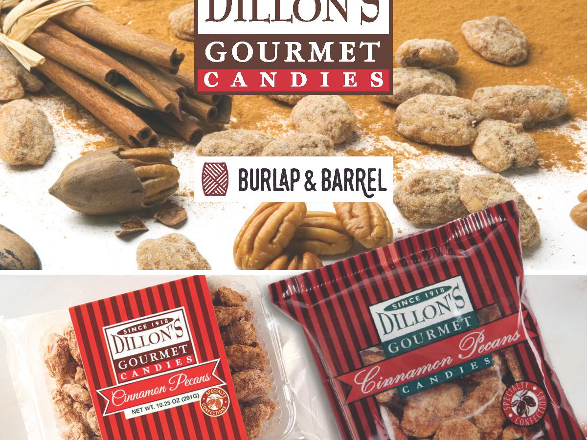 Dillon Candy Company Enhances Cinnamon Pecans with Burlap & Barrel’s Royal Cinnamon