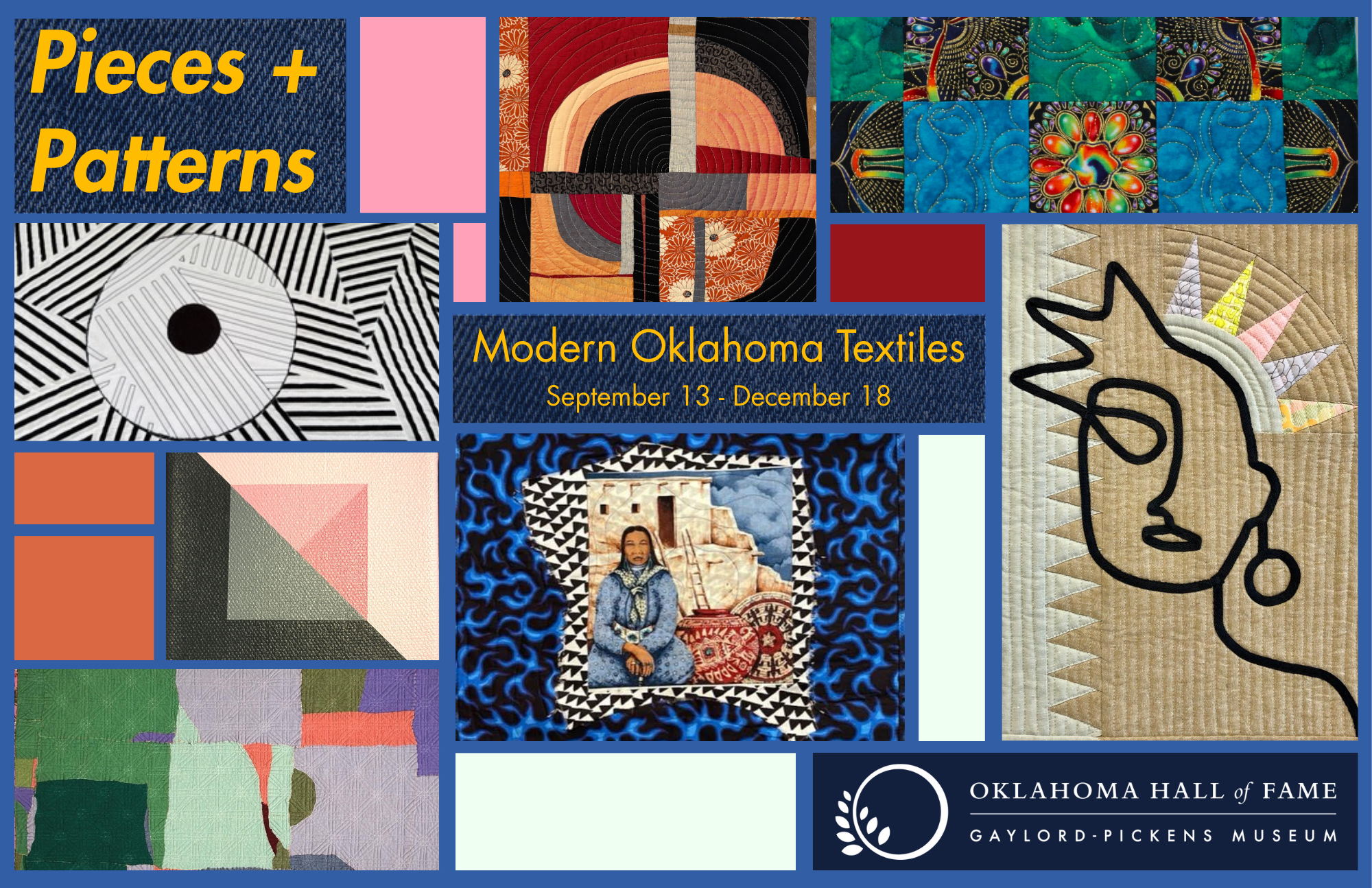 Pieces + Patterns: Modern Oklahoma Textiles Exhibit on Display at the Oklahoma Hall of Fame | Gaylord-Pickens Museum