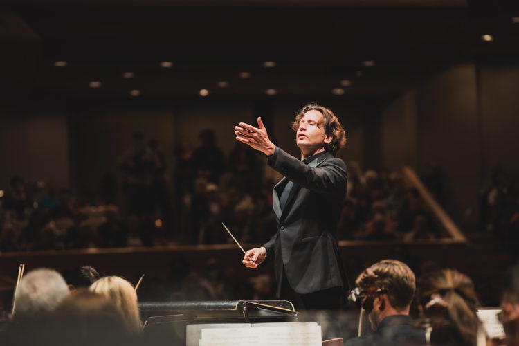 Gustavo Gimeno and the TSO (Photo by Allan Cabral/Courtesy of the Toronto Symphony Orchestra)