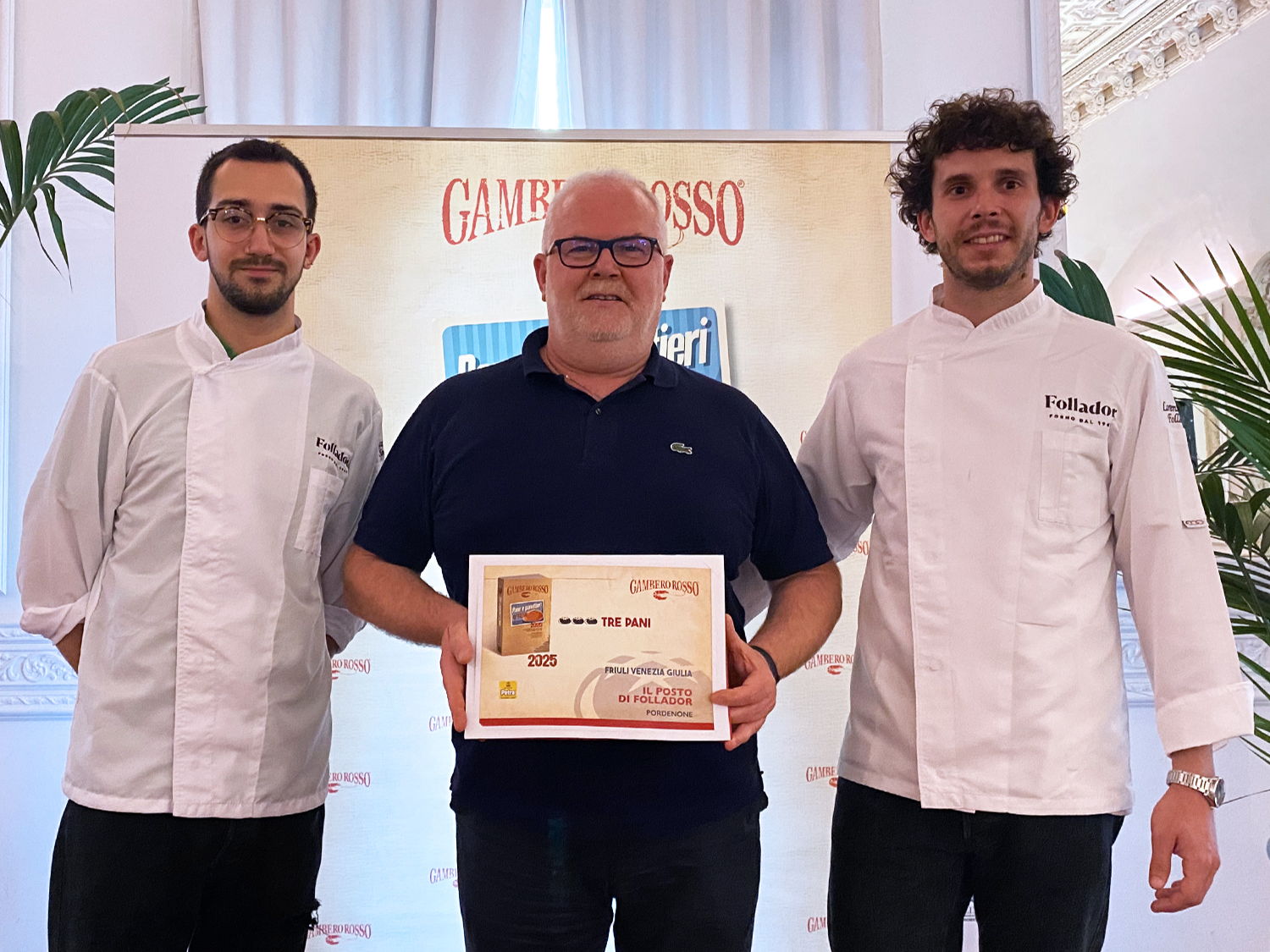 Forno Follador conferma il Premio Tre Pani del Gambero Rosso