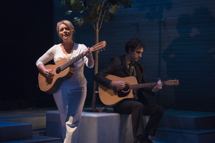 Linda Kidder and Jonathan Gould in I Think I’m Fallin’ - The Songs of Joni Mitchell created by Michael Shamata and Tobin Stokes / Photos by David Cooper