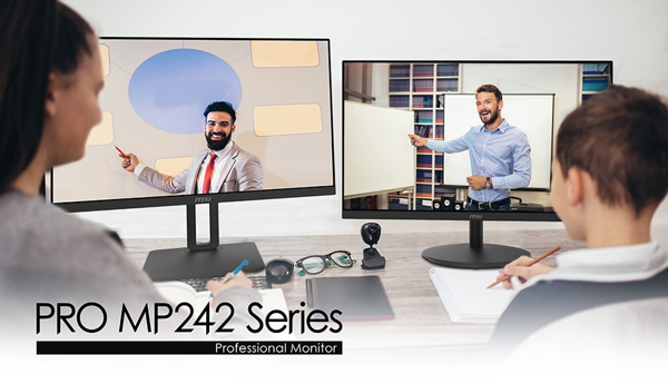 Effektiv und augenschonend arbeiten und lernen mit der MSI PRO MP242-Serie
