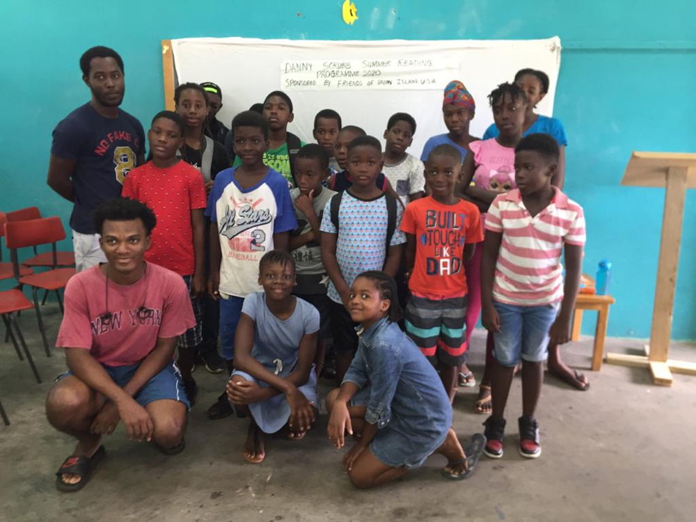Students of Stephanie Brown Primary School in Union Island, St. Vincent and the Grenadines