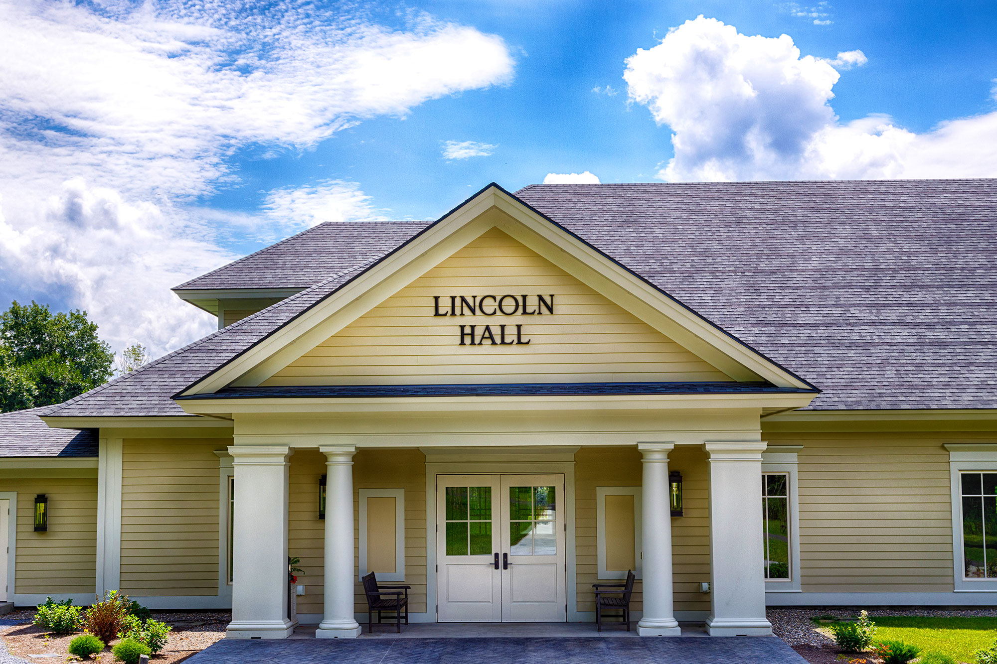 Lincoln Hall, Hildene's new programs and celebrations center, represents a major expansion of Hildene's capabilities, allowing for year-round educational and cultural heritage opportunities. Lincoln Hall, Hildene's new programs and celebrations center, represents a major expansion of Hildene's capabilities, allowing for year-round educational and cultural heritage opportunities.