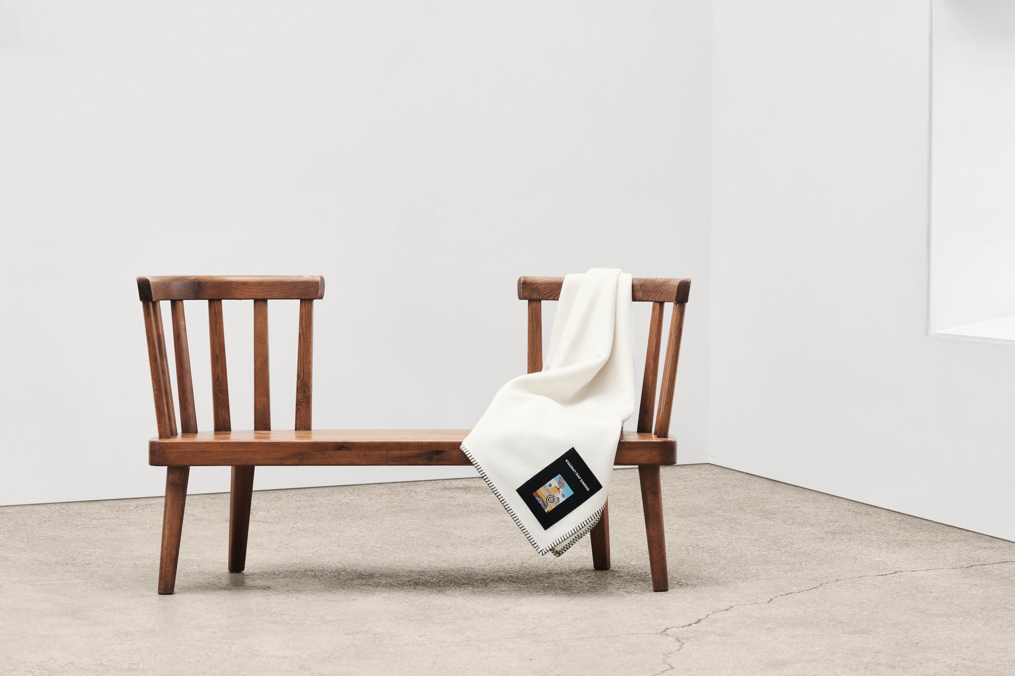 Kvadrat/Raf Simons. The Shaker System. Lambswool Throw in Off White