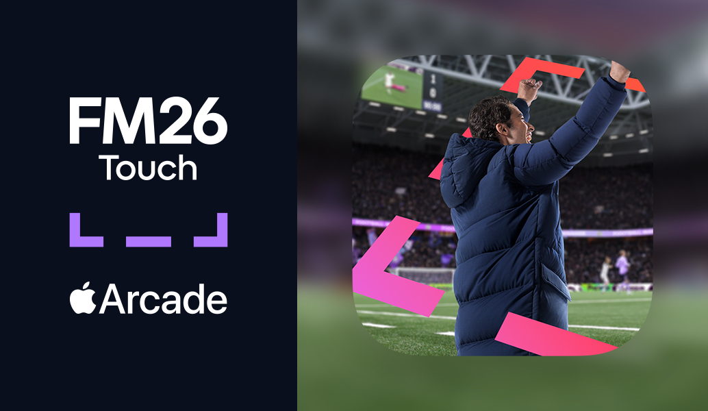 Football Manager 26 Touch launches on Apple Arcade from 4 November