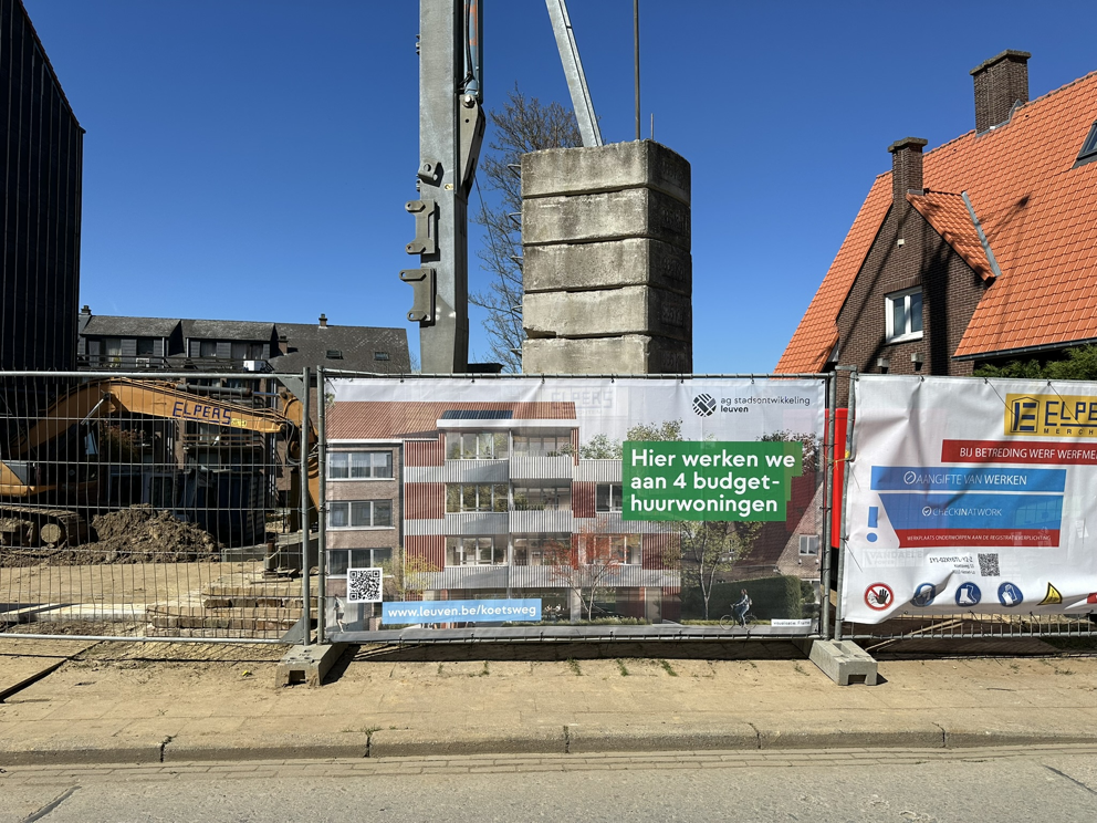 Bouw nieuwe budgethuurwoningen in Koetsweg gestart