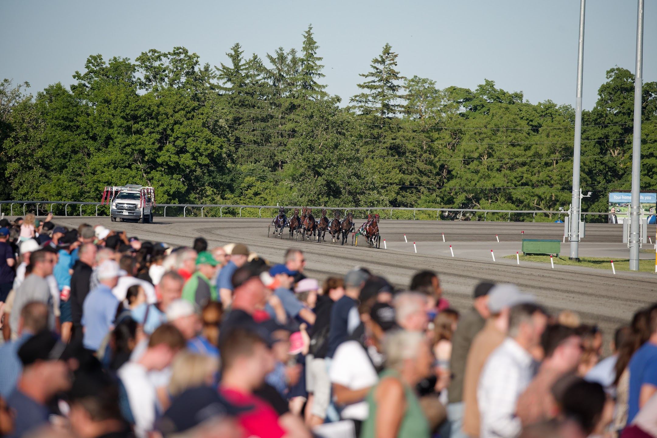 The crowd at Woodbine Mohawk Park watches on during Pepsi North America Cup night 2024. (New Image Media) The crowd at Woodbine Mohawk Park watches on during Pepsi North America Cup night 2024. (New Image Media)