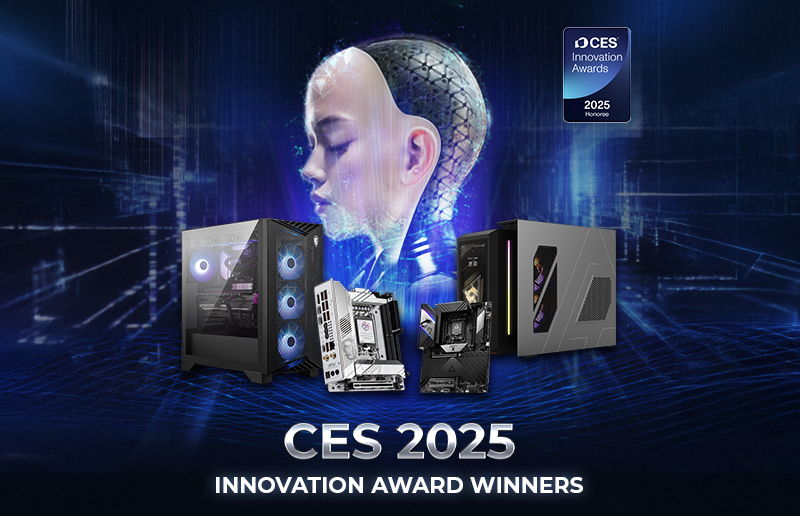MSI gewinnt mehrere CES 2025 Innovation Honoree Awards