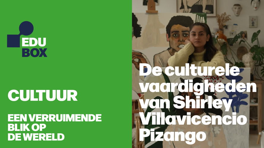De EDUbox Cultuur stelt de culturele vaardigheden voor van onder meer beeldend kunstenaar Shirley Villavicencio Pizango.