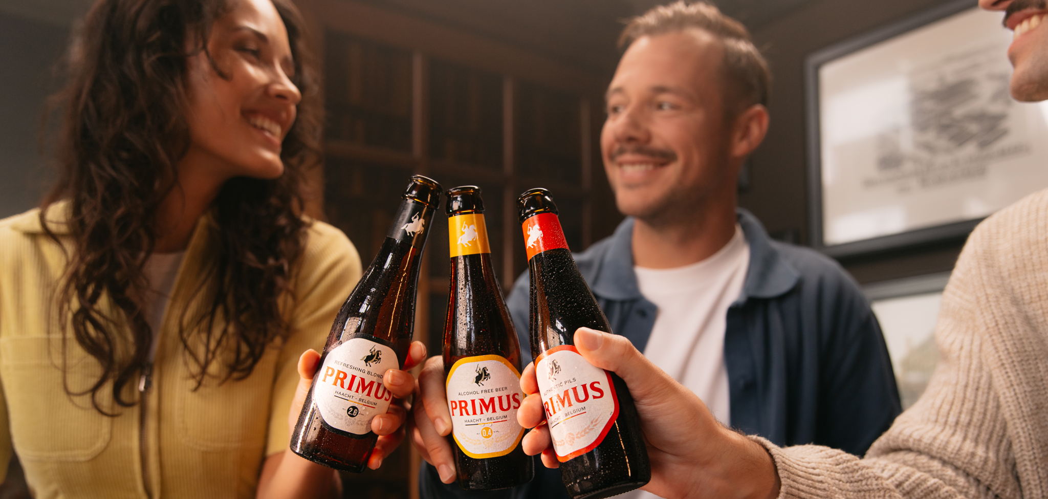 La Brasserie Haacht réveille l'authentique bière blonde Primus et innove avec deux nouvelles variantes