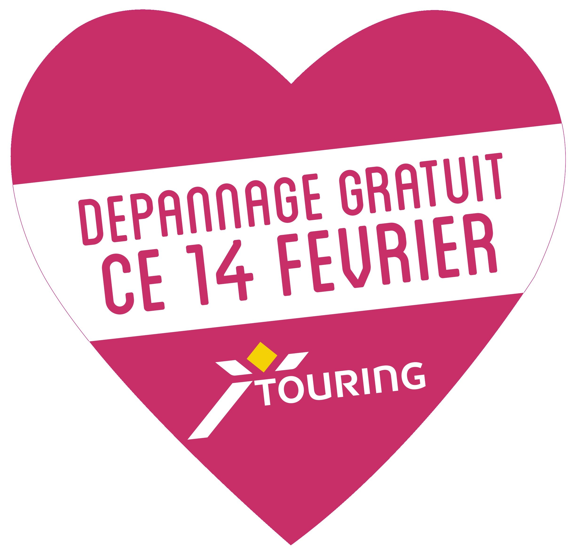 Touring offre le dépannage à la Saint-Valentin