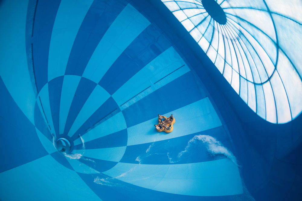 Die gr&ouml;&szlig;te Indoor-Wasserrutsche der Welt