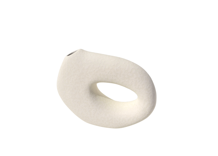 Habitat O Shaped Vase Cream, £25