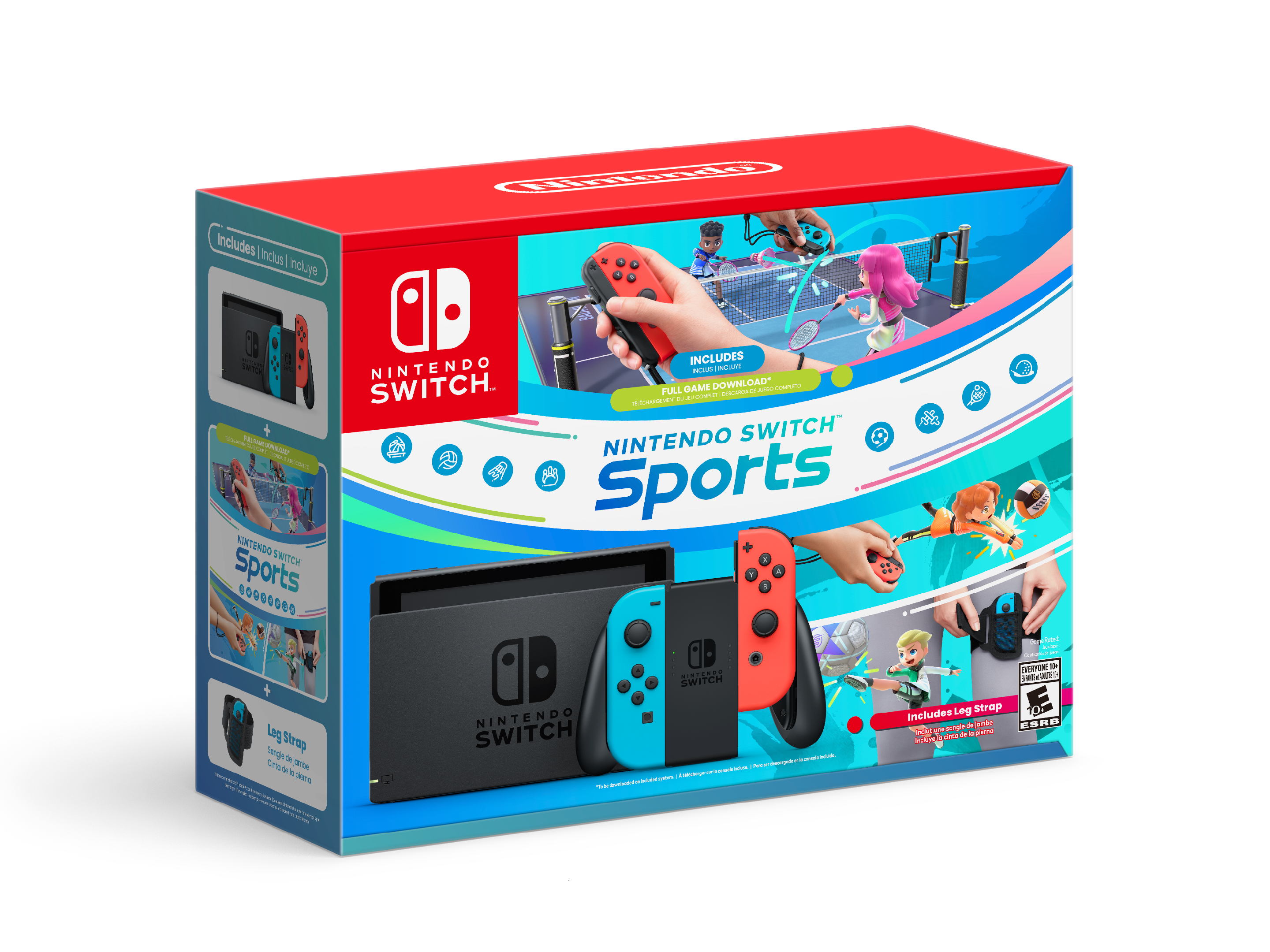 Nintendo of Canada Serves Up Family Fun with the New Nintendo Switch™ + Nintendo Switch Sports™ + Leg Strap Bundle