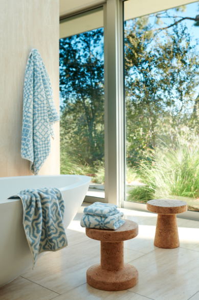 Dusen Dusen Bath Towels, Designed by Ellen Van Dusen for Dusen Dusen