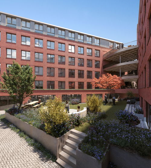 Het toekomstige studentencomplex