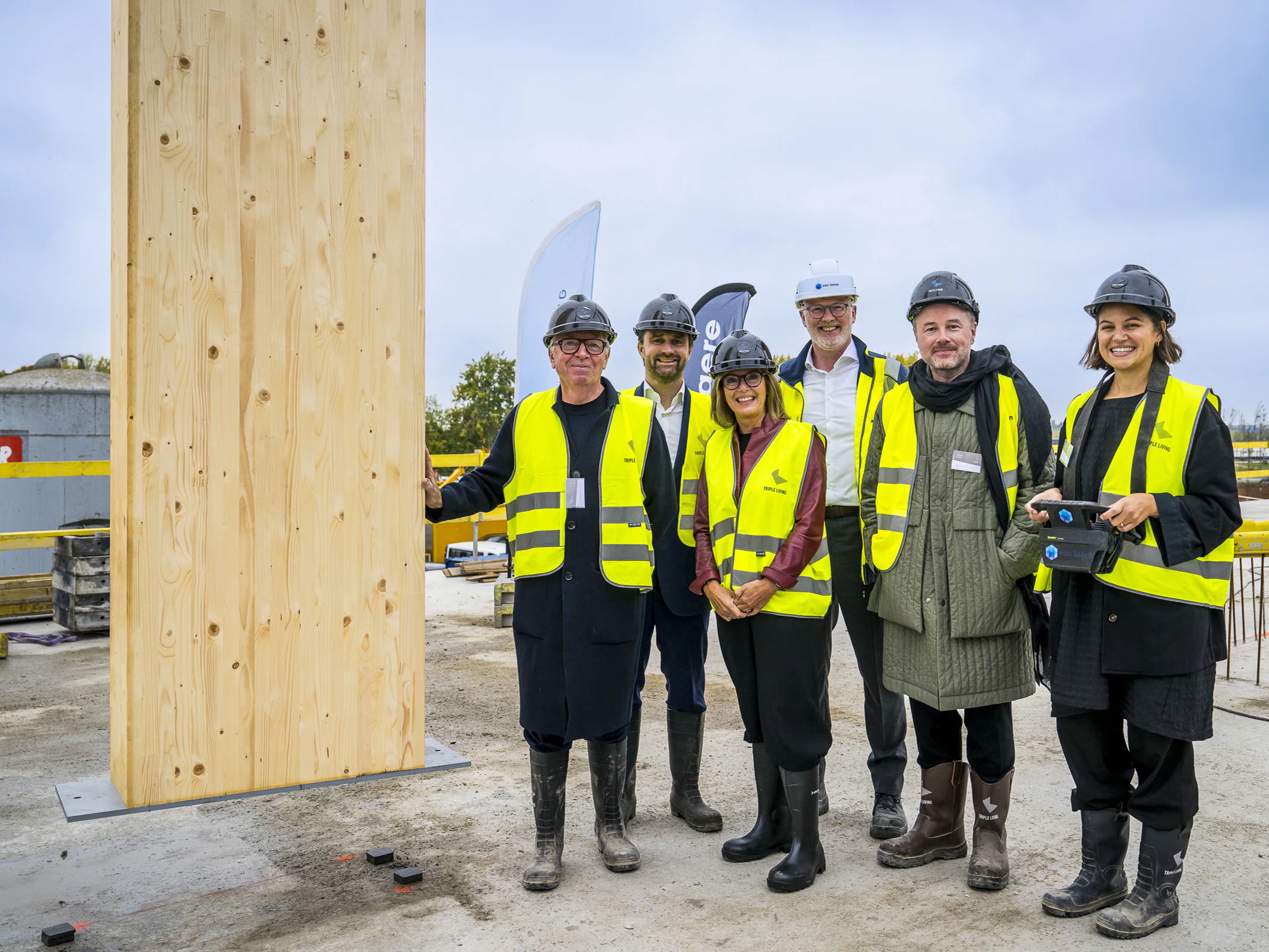 Le Nieuw Zuid accueille Orchard : le projet de bureaux durables de BNP Paribas Fortis officiellement lancé en présence de l’architecte Sir David Chipperfield