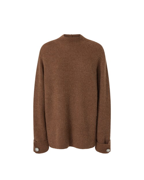 PINKO FW25 GALLINARA MAGLIA COSTA MISTO MOHAIR EUR445