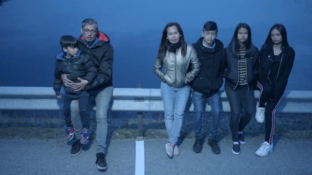 Deens-Filipijnse familie op de grens tussen Denemarken en Zweden