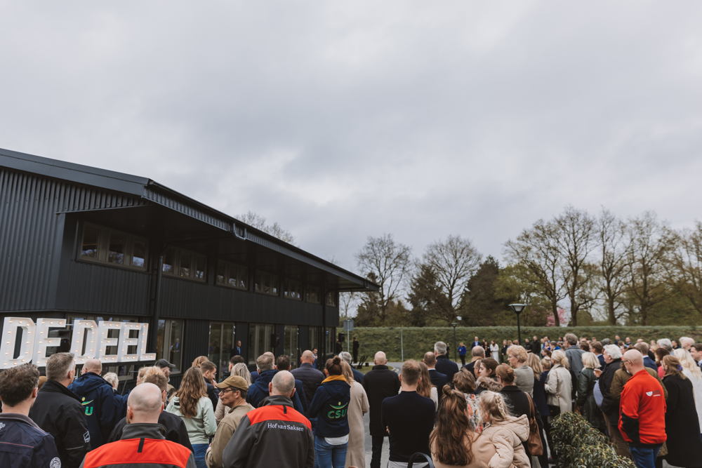 Overzicht opening De De Deel Hof van Saksen