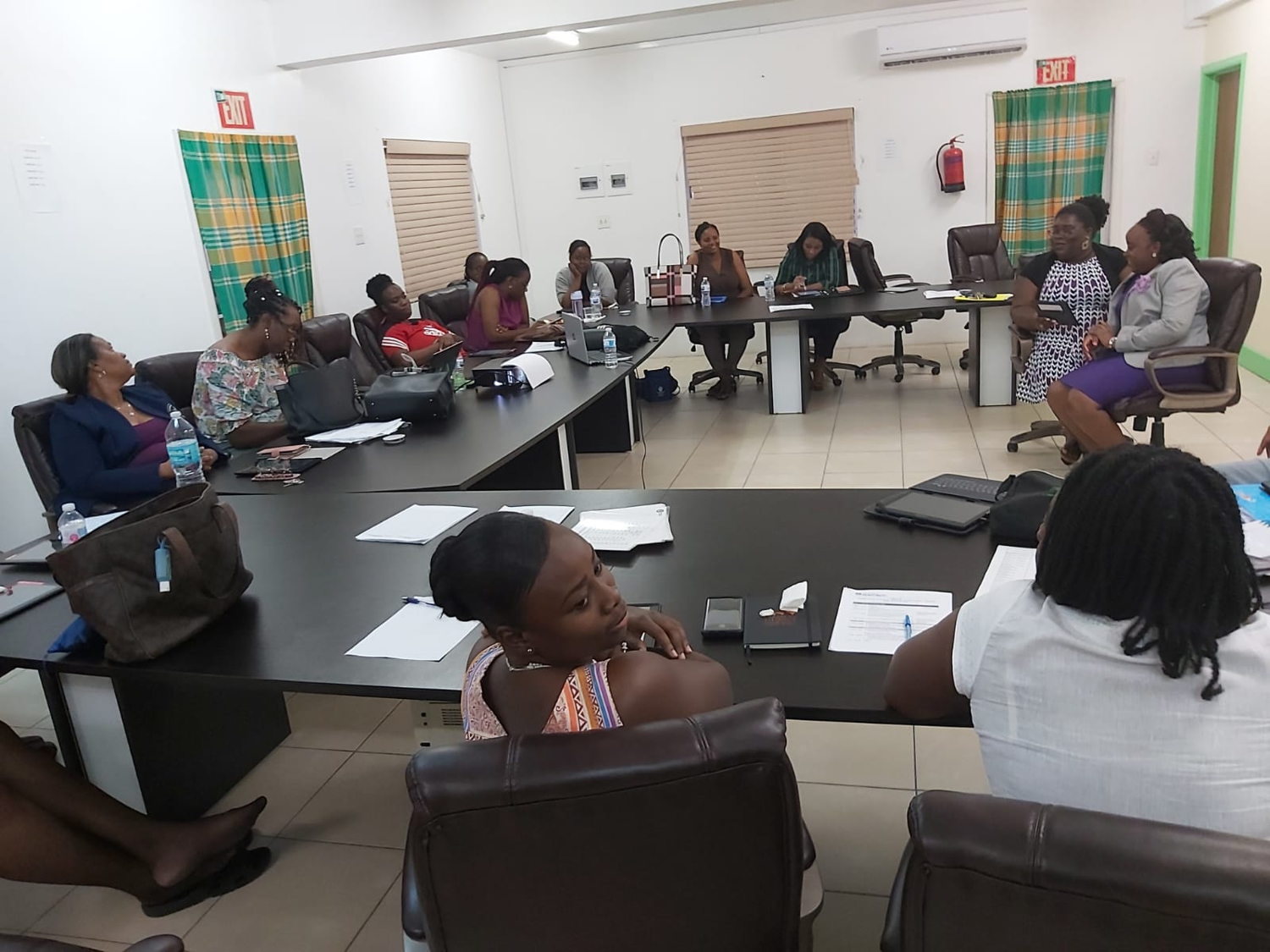 Workshop underway.