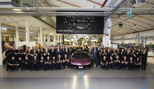 Nieuw recordjaar voor Automobili Lamborghini: 3.457 nieuwe auto’s geleverd in 2016