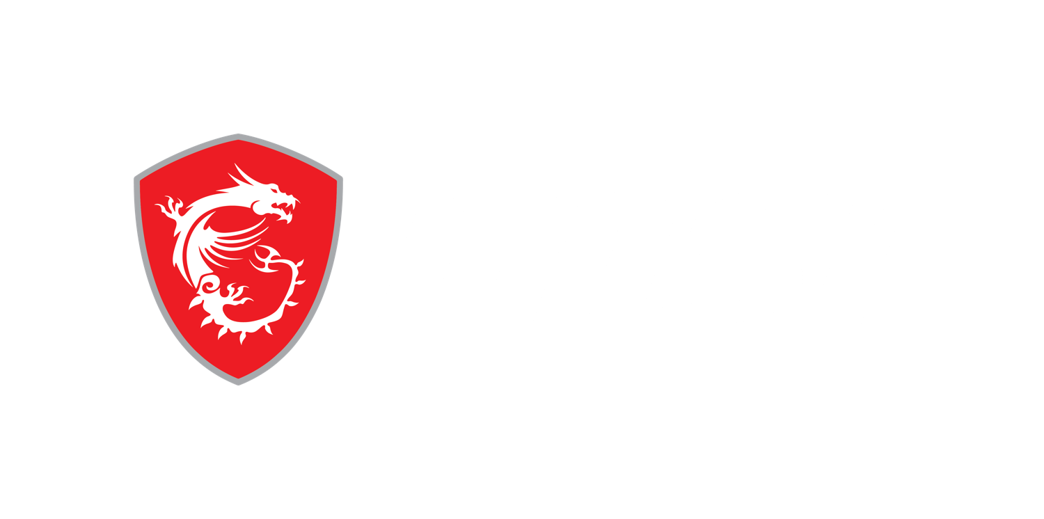 Gaming Logo mit MSI weiß