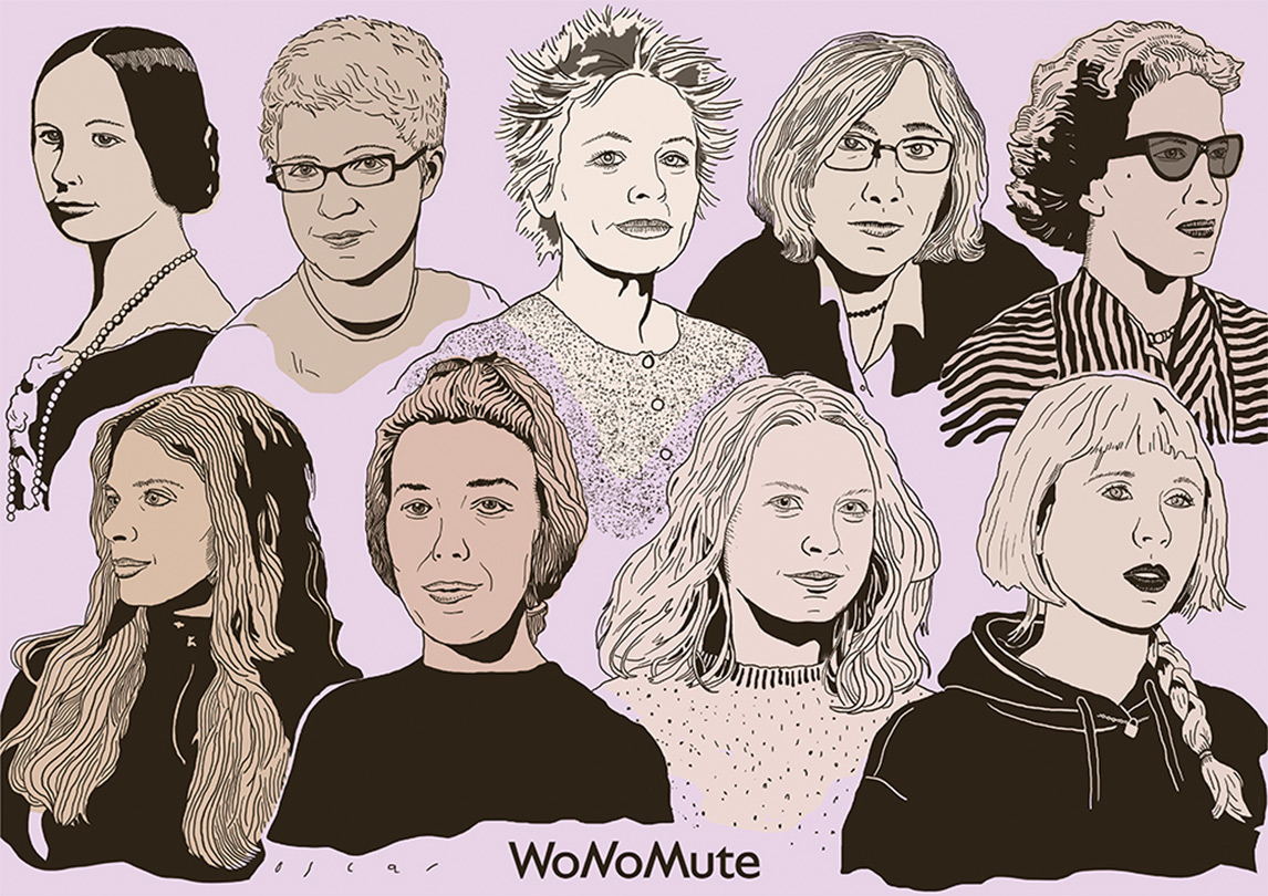 The organization "Women Nordic Music Technology" (WoNoMute) Illustration by WoNoMute