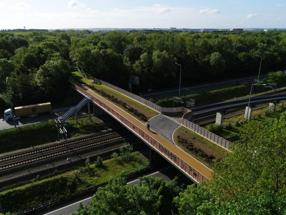 Nieuwe groene verbinding tussen Floordambos en Peutiebos feestelijk geopend