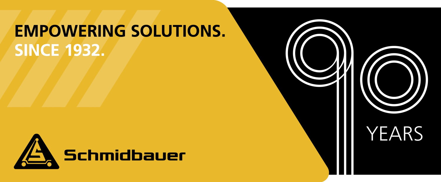 Schmidbauer, the leading supplier of mobile cranes and special transports, is celebrating its 90th birthday. Since 1932, the family-run company in Gräfelfing near Munich has been the innovator in the industry.