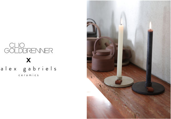 CLIO GOLDBRENNER X ALEX GABRIELS ceramics