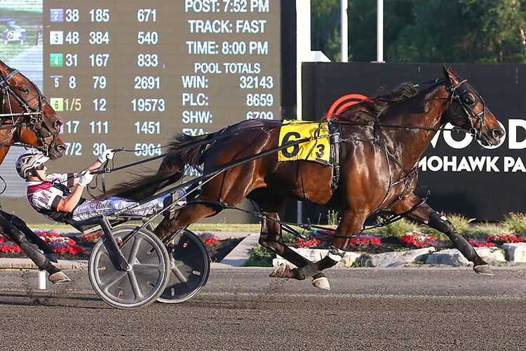 Wheels On Fire and Doug McNair winning on Saturday. (New Image Media)