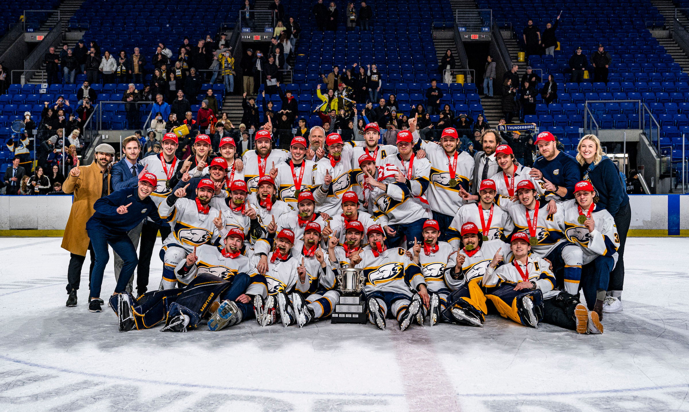 UBC claimed their first CW title in 53 years. Photo by Jacob Mallari.