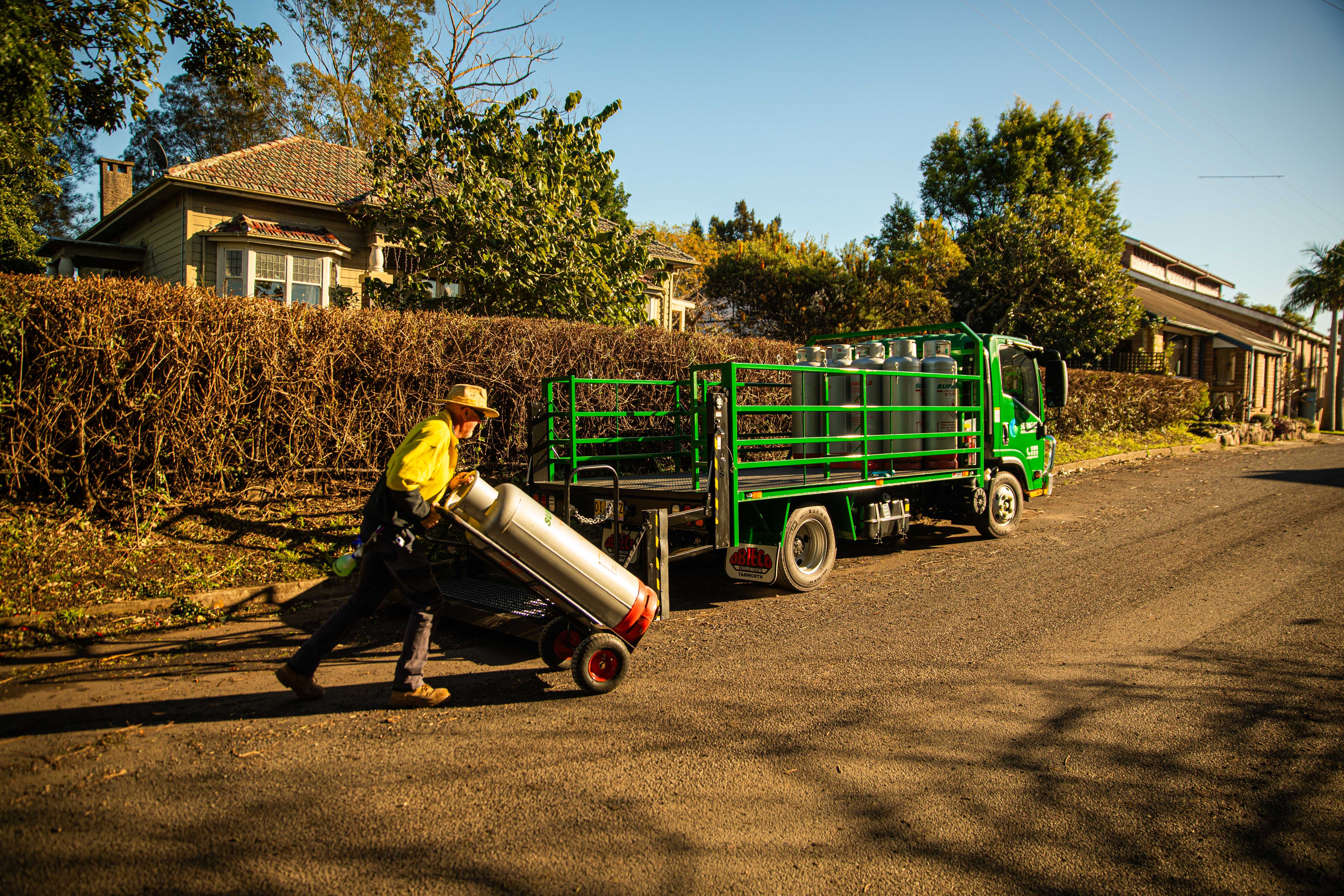 Supagas delivers with their new Isuzu truck fleet