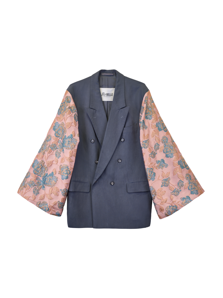 ReBELLE Antwerp_2024_Kimono Blazer Dark Grey Rose Gold_EUR269