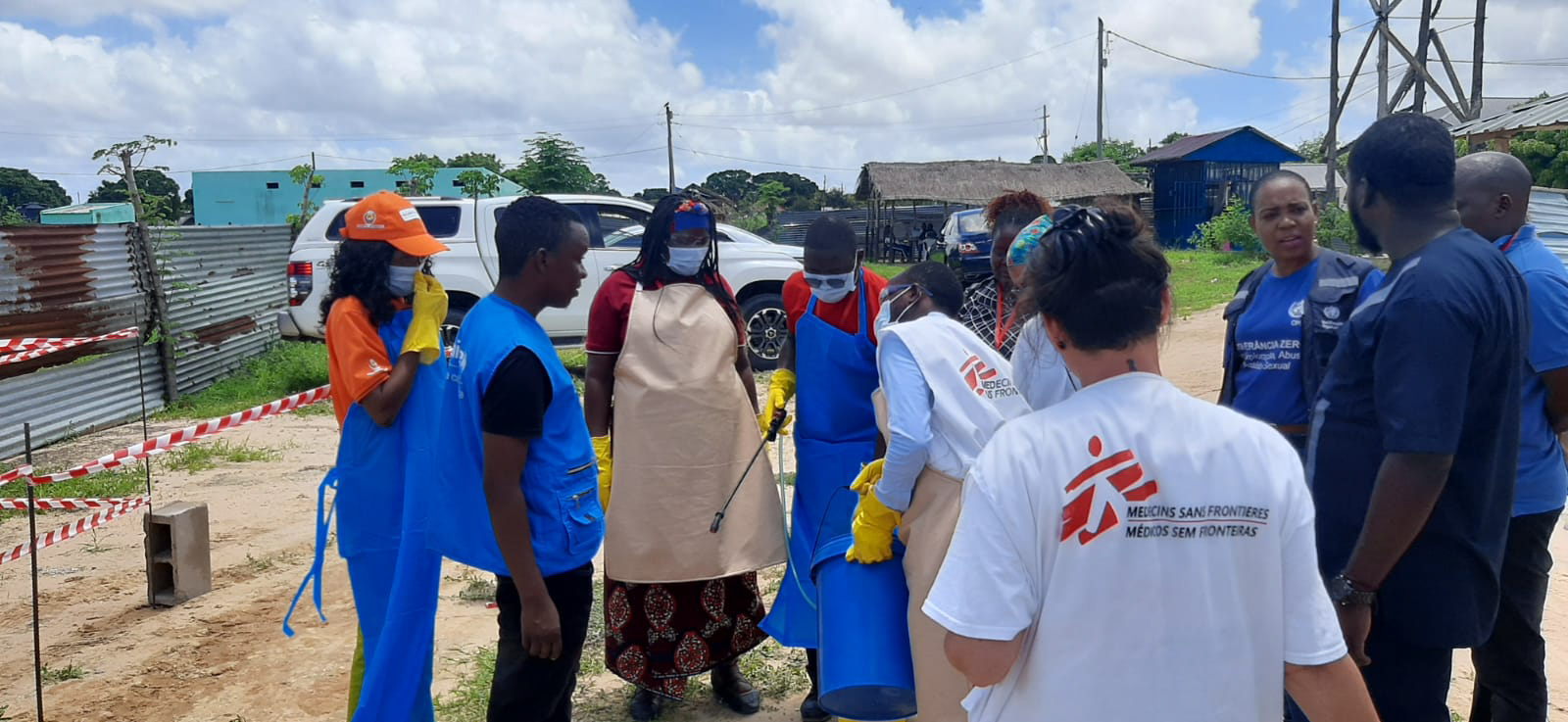 Cholera training in Nampula, Mozambique. Between January 23-25, our team in Nampula province led a training session on cholera outbreak response management and coordination. This initiative brought together diverse organizations and local health authorities, including the World Health Organization, UNICEF, and Mozambique's Ministry of Health, marking a significant step forward in our preparedness to combat cholera. The training was a melting pot of expertise, engaging stakeholders from grassroots first responders to decision-makers to streamline a robust readiness to face cholera outbreaks head-on. Photographer: Lourino Pelembe | 23/01/2024 Cholera training in Nampula, Mozambique. Between January 23-25, our team in Nampula province led a training session on cholera outbreak response management and coordination. This initiative brought together diverse organizations and local health authorities, including the World Health Organization, UNICEF, and Mozambique's Ministry of Health, marking a significant step forward in our preparedness to combat cholera. The training was a melting pot of expertise, engaging stakeholders from grassroots first responders to decision-makers to streamline a robust readiness to face cholera outbreaks head-on. Photographer: Lourino Pelembe | 23/01/2024