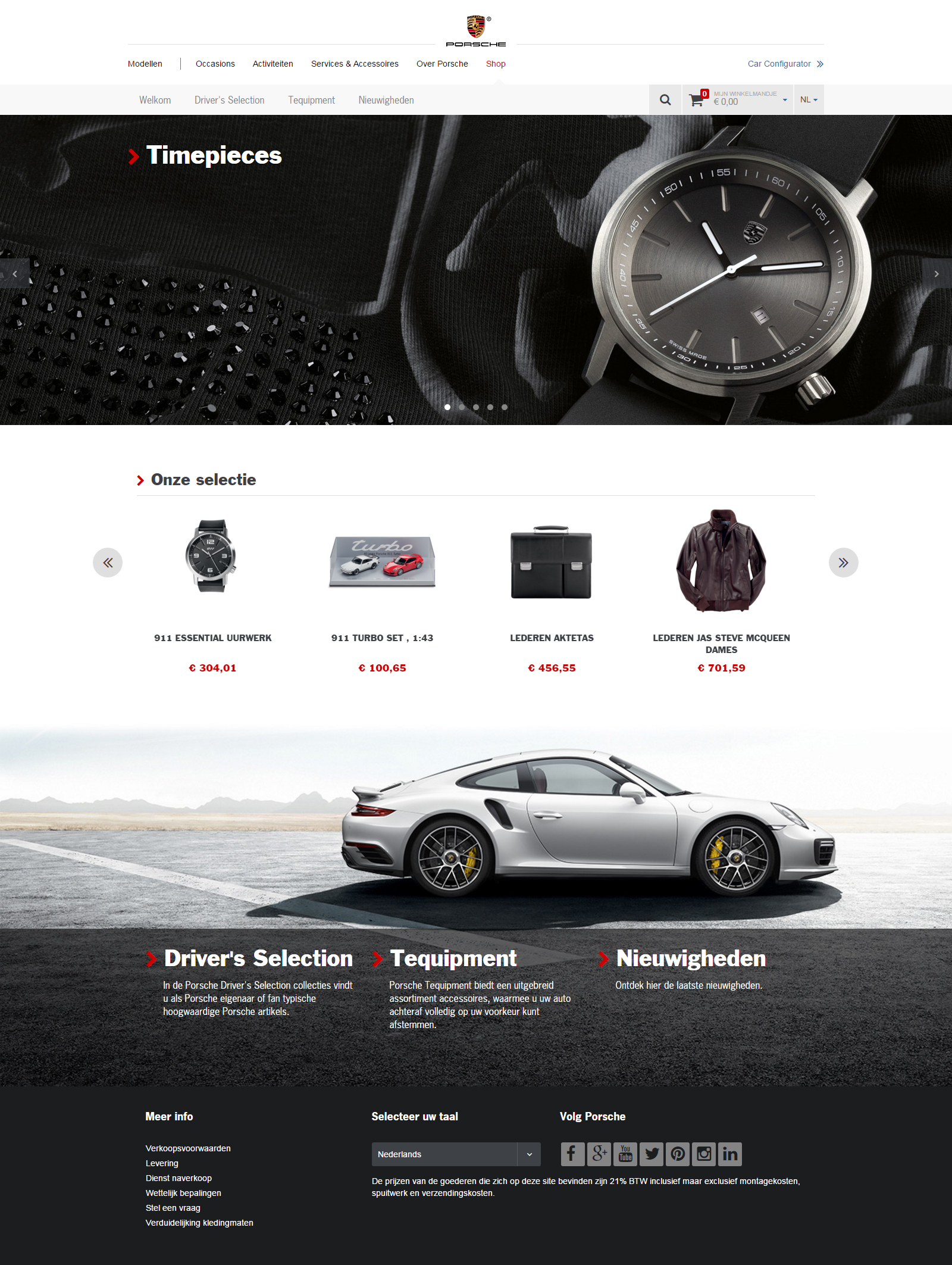 Porsche online catalog