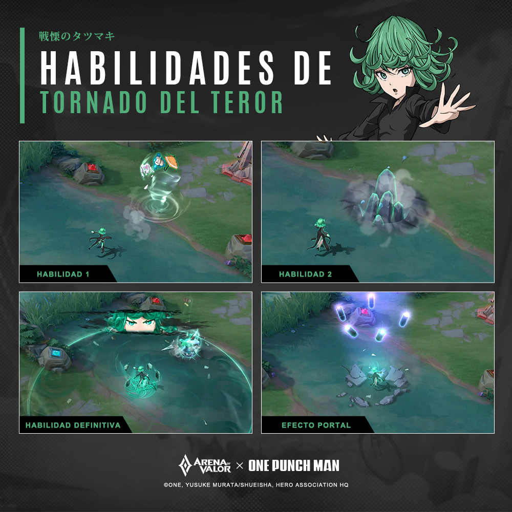 La colaboración entre Arena of Valor y One-Punch Man comienza hoy!