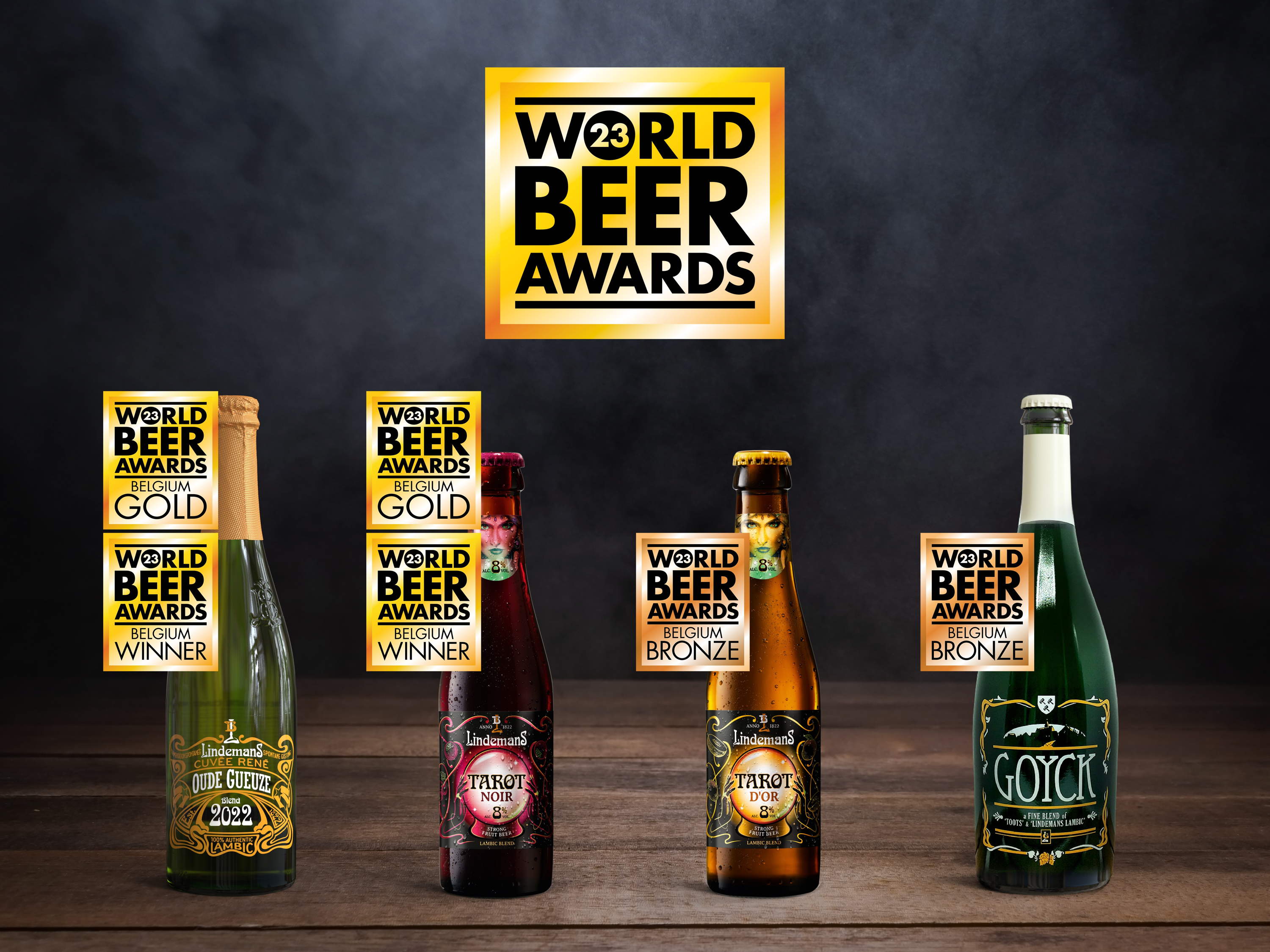 World Beer Awards: Lindemans awarded 4 medals in total, with 2 medals for the brewery’s newest addition: Tarot 8%