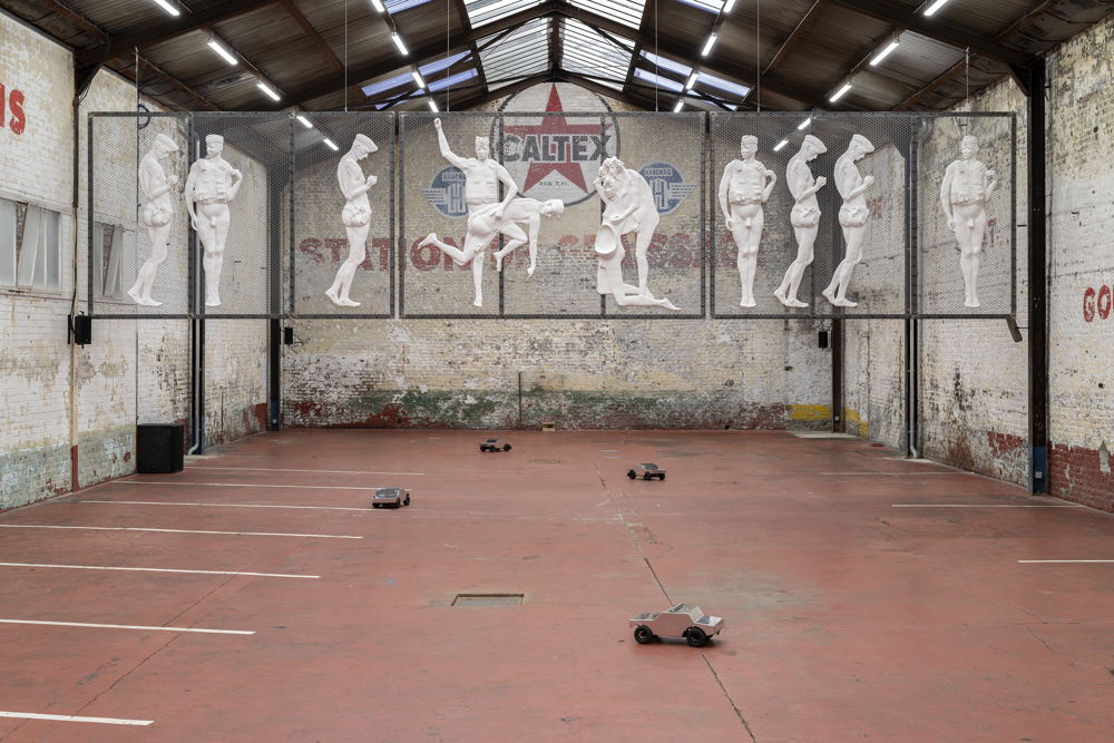 Splendeur et Décadence des Sirènes, New Space, Liège, 2020 Photo: Hugard & Vanoverschelde