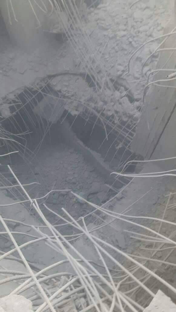 The damage of the bomb penetrated through several floors. Hama Central/Sham hospital in southern Idlib governorate, Syria, was a major referral facility for the region.