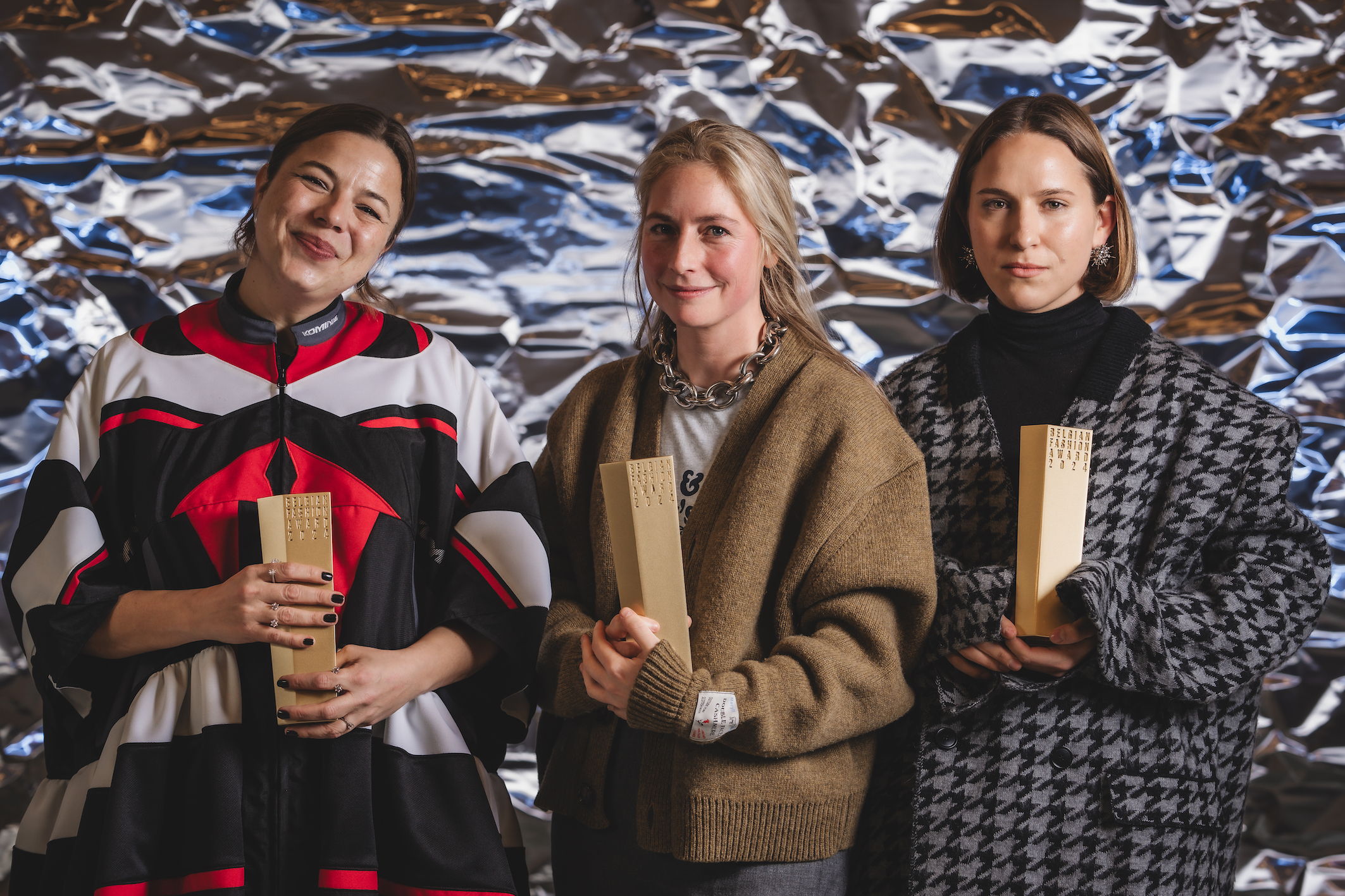 Stéphanie D'heygere, Meryll Rogge en Marie Adam-Leenaerdt ©J. Van Belle - WBI